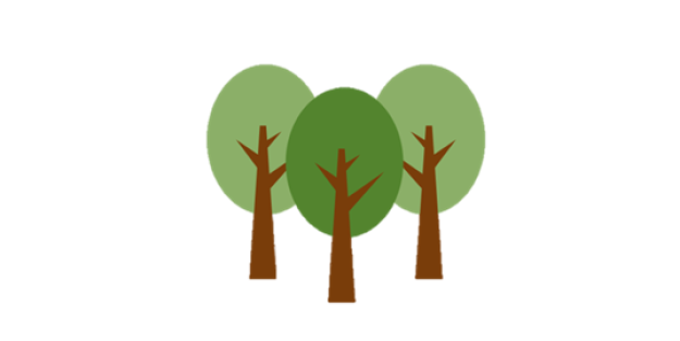 Bos met bomen achtergrond blauw.png