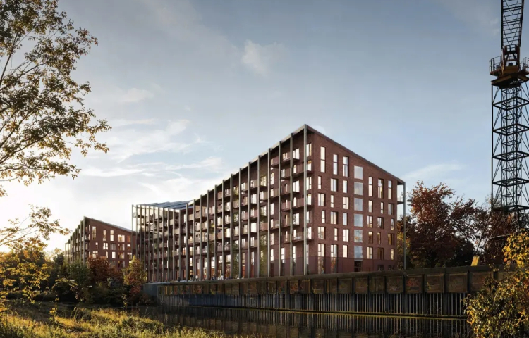 Artist Impression Gebouw D 123 Arnhem 