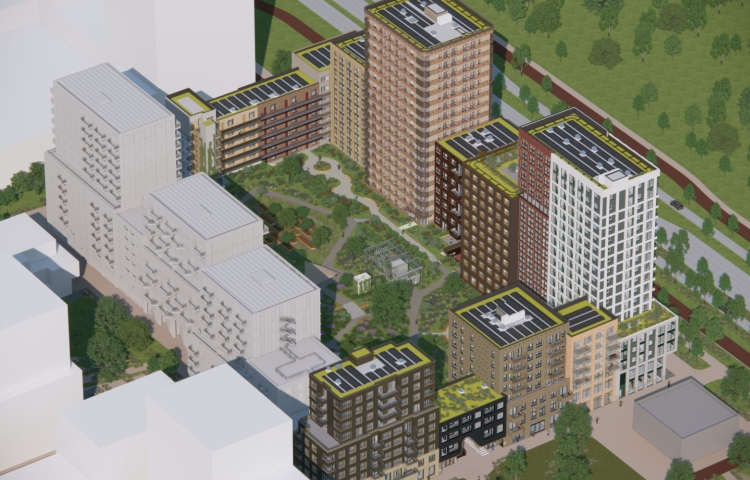 Artist Impressions ODUM duurzaamheid op dak