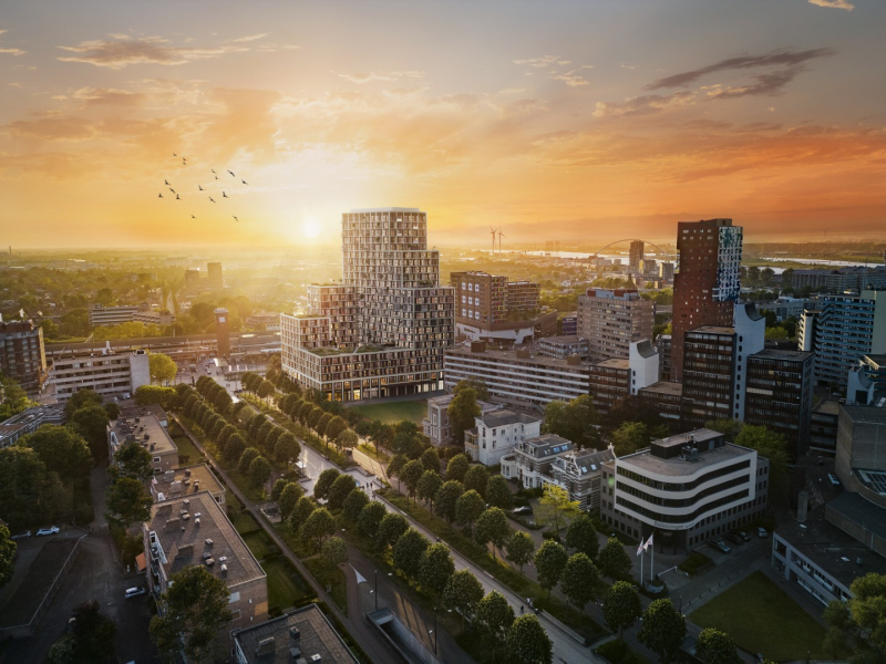 Render Het nieuwe Metterswane Nijmegen 