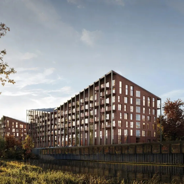 Artist Impression Gebouw D 123 Arnhem 