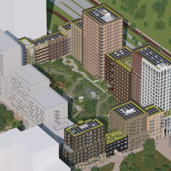 Artist Impressions ODUM duurzaamheid op dak