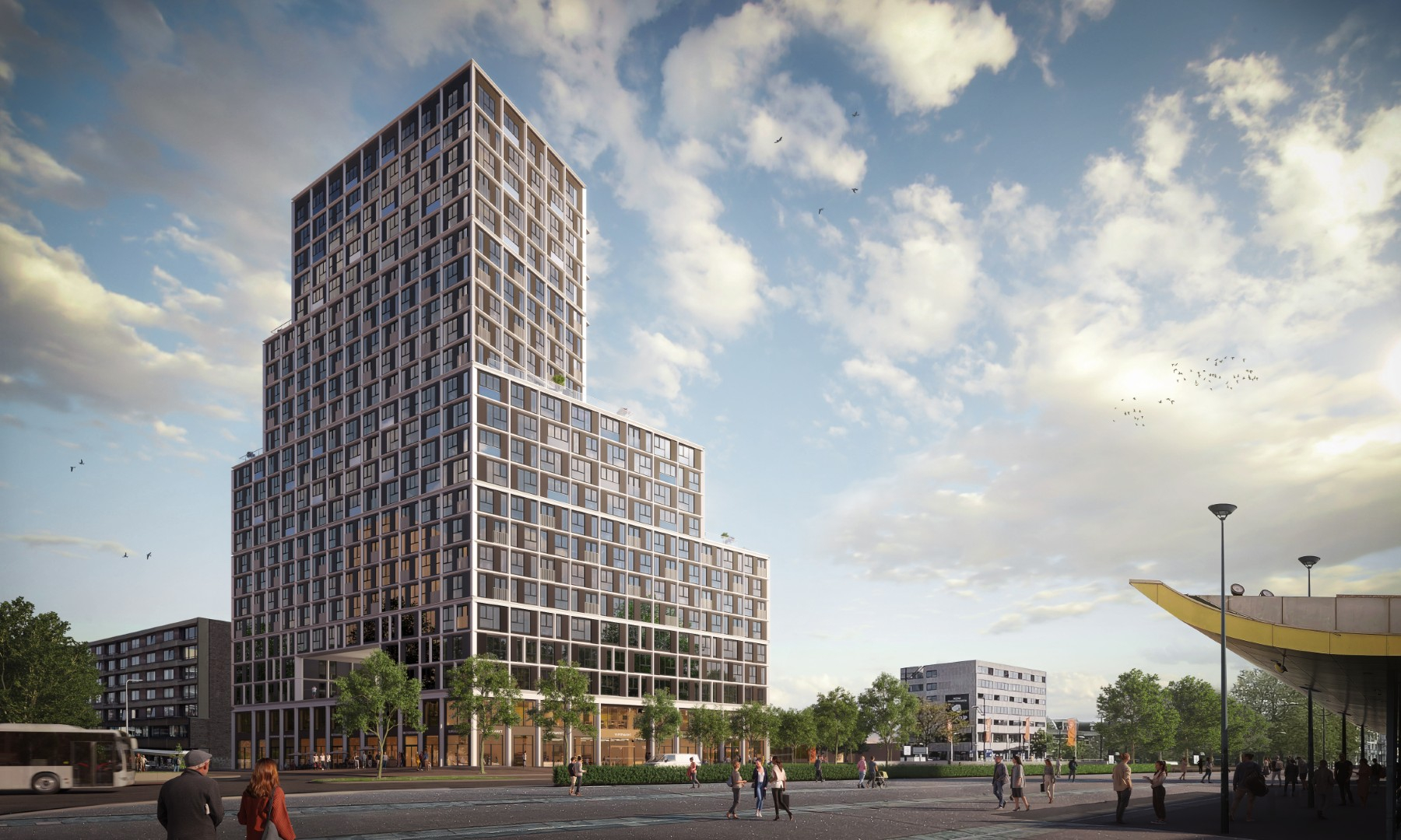 Render Het nieuwe Metterswane Nijmegen  