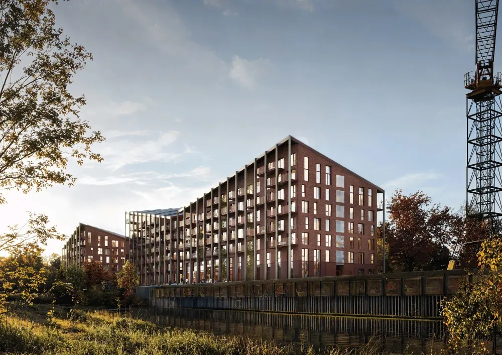 Artist Impression Gebouw D 123 Arnhem 